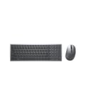 DELL KM7120W clavier Souris incluse Bureau RF sans fil + Bluetooth AZERTY Belge Gris, Titane