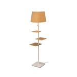 QTWW Lampadaire Standard Lampadaire Rangement Socle marbre Style Vigne 160 X 30cm