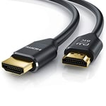 CSL - 8k HDMI Cable 2.1 2 m - 8K @ 60Hz 4K @ 120Hz with DSC - HDMI 2.1 2.0a 2.0b - 3D - High Speed Ethernet - HDTV - UHD II - HDR