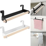 Organizer Wall Hanging Towel Holder Door Back Toilet Paper Shelf Storage Racks