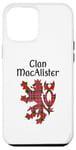 Coque pour iPhone 14 Plus Clan MacAlister Tartan Nom de famille écossais Scotland