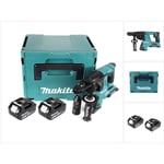 Makita - dhr 264 2x 18 v / 36 v Marteau perforateur sans fil sds-plus en Makpac + 2x bl 1860 Batterie 6,0 Ah - sans chargeur