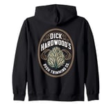 Dick Hardwood's Bush Trimming, Funny Company Landscaping Zip Hoodie