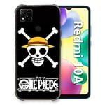 Coque pour Xiaomi Redmi 10A Manga One Piece Tete de Mort