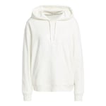 adidas Big Logo French Terry Sweat À Capuche Femmes - Crème