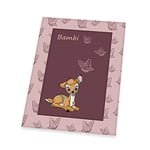 Herding Couverture d'Éveil Disney Bambi, 100 x 135 cm, Matériau Extérieur : 100% Coton, Rembourrage : 100% Polyester