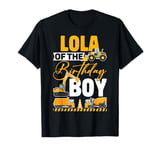 Lola Of The Birthday Boy Spider Web Matching Family Party T-Shirt