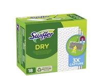 72 Lingettes pour Balai SWIFFER  dry Nettoyage Attrape-Poussières