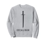 Excalibur The Legendary Sword in the Stone of King Arthur Sweatshirt