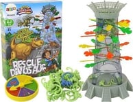 Leantoys Familj Arcade Spel Fallande Dinosaurier Torn Pinnar