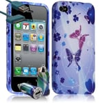 Housse Coque Pour Iphone 4 / 4 + Chargeur Auto