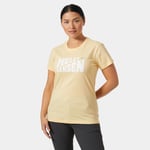 Helly Hansen Dam F2f Organisk Bomulls T-shirt 2.0 Gul S