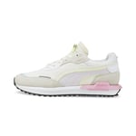 PUMA Mixte City Rider Basket, Marshmallow White-Lavender Fog, 37.5 EU