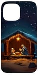 iPhone 13 Pro Max Christmas Nativity Mary, Joseph, and Baby Jesus Case