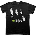 The Beatles Unisex T-Shirt: With The Beatles Apple (Small)