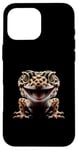 Coque pour iPhone 16 Pro Max Chemise gothique pour reptile - Motif léopard