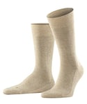 FALKE Men's Sensitive London M SO Cotton With Soft Tops 1 Pair Socks, Beige (Sand Melange 4650) new - eco-friendly, 5.5-8