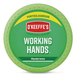 O'Keeffe's Working Hands Pot de crème pour les mains extrêmement sèches et craquelées en pot de 193 g - Augmente immédiatement la teneur en humidité, forme une couche protectrice et empêche la perte