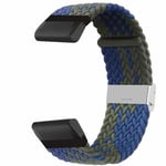 Flätat klockarmband Garmin D2 Charlie - Bluegreen