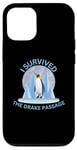 iPhone 12/12 Pro Antarctica I Survived The Drake Passage Penguin Iceberg Case