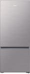 Haier 431L Bottom Mount Fridge Freezer Satina - HRF420BS