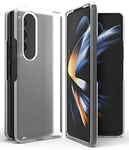 Ringke Coque Compatible avec Samsung Z Fold 4, [Slim] Transparente Matte Étui Résistant aux Rayures Polycarbonate Solide Rigide pour Coque Galaxy Z Fold 4 5G (2022) - Matte Clear