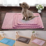 Pet Dog Cat Puppy Cooling Mat Bed Pad Kennel Summer Heat Relief Cushion Mattress