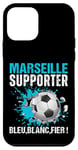 Coque pour iPhone 12 mini Marseille Supporter Football Cadeau Fan Foot Marseillais