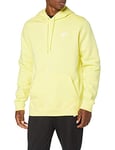 Nike Mens' Nike Sportswear Club Hoodie PO Sweatshirt,Multicolor(YELLOW PULSE/YELLOW PULSE/WHIT),M