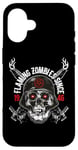 Coque pour iPhone 16 Zombie Army Flaming Zombies depuis 1946