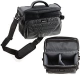 Navitech Grey Shoulder Camera Bag Compatible With Canon DSLR EOS 90D Camera