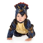 Pretend to Bee Costume de Dinosaure Tricératops pour Bébé, Combinaison pour Enfants/Tout-Petits, Musée Officiel D'histoire Naturelle, Multicolore, 12 à 18 Mois