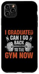 Coque pour iPhone 11 Pro Max J'ai gradué Gym Now Funny Workout