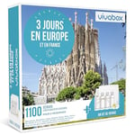 Vivabox - Coffret Cadeau - 3 Jours en Europe et en France - 1820 Séjours pour 2 Personnes - Idée Cadeau Couple Original