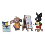 Bing toys paint figure set. Posable figures compatible with other playsets. Perfect toddler toys from the CBeebies TV show.