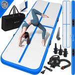 Kesser - Tapis de gymnastique Gonflable Airtrack Tapis de fitness Tapis de gymnastique 3/4/5/6m Sac de transport & pompe à air électrique inclus