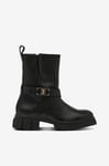 Tommy Hilfiger - Boots Biker Leather - Svart