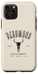 iPhone 11 Pro Deadwood South Dakota USA Vintage Distressed Style Design Case