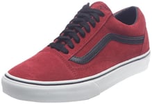 Vans Old Skool, Baskets mode mixte adulte - Rouge ((Dvlwrsprda)Blk), 48 EU (14 UK) (13 US)