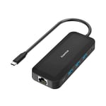 HAMA USB-C Hub Multi 6x Ports USB-A USB-C HDMI LAN