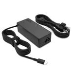 Ny Universal 65W USB-C Bärbar Laddare för Chromebooks Thinkpads Bärbara Datorer Telefon PD Snabbladdning Typ-C Strömadapter