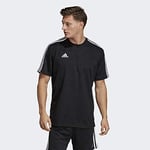 Adidas Men Tango Jacquard Short Sleeve Jersey - Black, Large