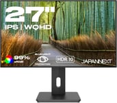 Ecran PC | 27"" | WQHD | Dalle IPS | Inclinaison réglable | Mode Portrait | Filtre Anti-lumiére Bleue | G-Sync/FreeSync | JN-27IPS4FLWQHDR-HSP