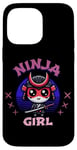 Coque pour iPhone 14 Pro Max Ninja Girl T-Shirt