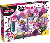 Lisciani Mickey & Friends RECTO/VERSO 108 MINNIE-47970, 47970, DISNEY Puzzle Double face 108 pièces Minnie