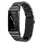 Fitbit Charge 3      Stainless Steel Strap   Black