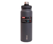 Décor Adventurer Bouteille d'eau en acier inoxydable | Bouteille isotherme à double paroi | 1,2 L – Graphite