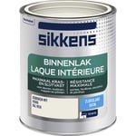 Sikkens - Peinture Laque Intérieure Bois et Fer - Résistance maximale aux taches et rayures - Satin Ivoire 0,75 l