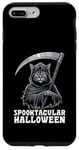 Coque pour iPhone 7 Plus/8 Plus Chat effrayant de Halloween Grim Reaper