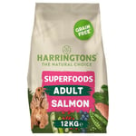 Harringtons Superfoods Complete Grain Free Hypoallergenic Salmon with Veg Dry Adult Dog Food 12kg - Made with All Natural Ingredients